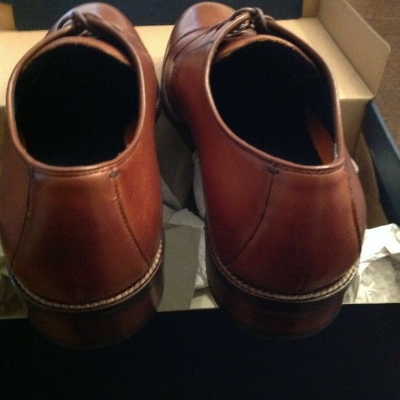 Cole Haan Men\'s Lenox Hill Cap Toe Tan Leather Oxford Dress Shoes 11.5M NIB main image 6